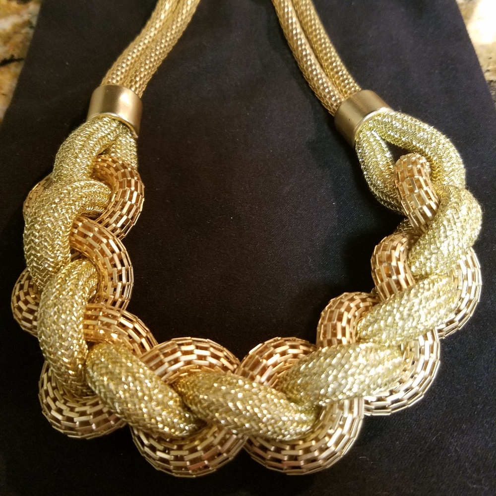 Target Gold Statement Necklace - Picture 2 of 6